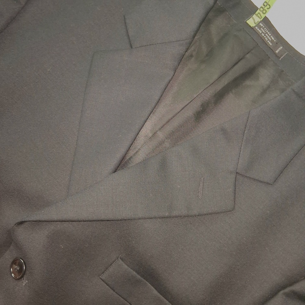 John Weitz Signature Collection Men's Black Wool Blazer Sport Coat‎
